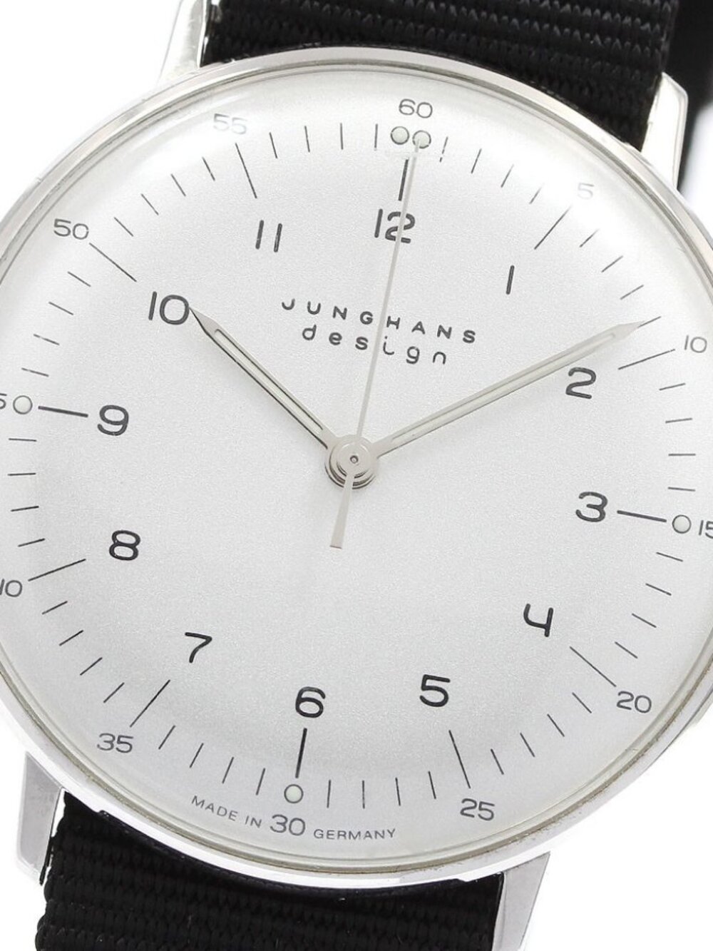 JUNGHANS Max bill 027/3701 Silver Dial Hand Winding Men's Watch_